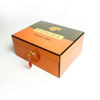 Cohiba logo High Glossy Small Wood Cigar Humidors