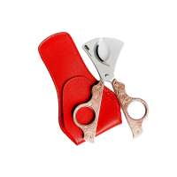 OEM Hot selling Stainless Steel Luxury V Cigar Cutter