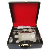 Hot Sale  Glass Hookah With LED Light Smoking Shisha LED Leather Case Package