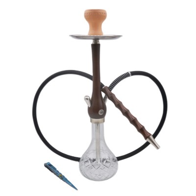 Customizable  Logo Glass Portable Hookah Shisha With Hookah Flavor Hose