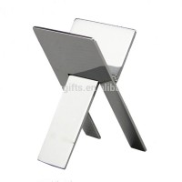 Customize Practical Gadgets Silver High Quality Stainless Steel Foldable Stand Showing Portable Metal Cigar Ashtray Holder